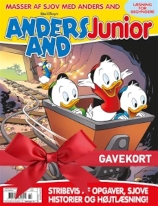 Anders And Junior gavekort gaveabonnement
