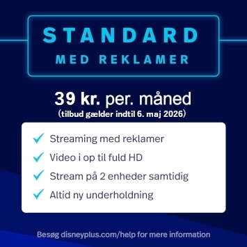 Disney Plus standard m reklamer