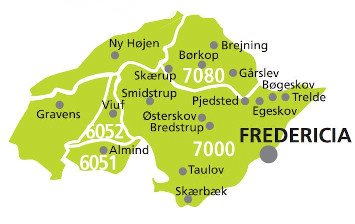 Fredericia Dagblad udkomstområde