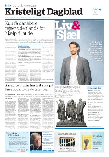Kristeligt Dagblad forside