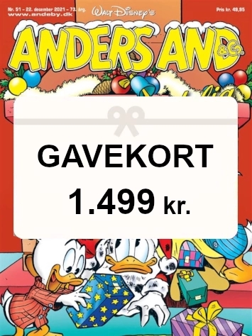 Anders And & Co gaveabonnement gavekort
