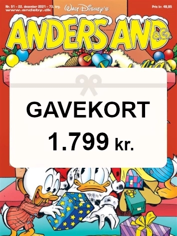 Anders And & Co gaveabonnement gavekort
