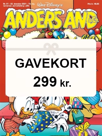 Anders And & Co gaveabonnement gavekort