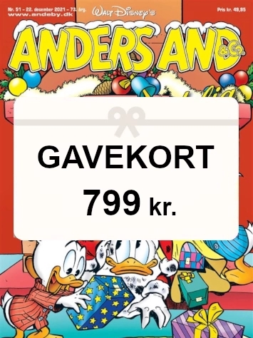 Anders And & Co gaveabonnement gavekort