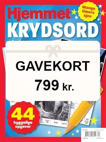 Hjemmet Krydsord gaveabonnement