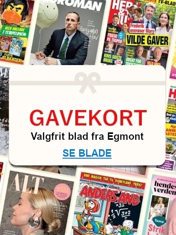Valgfrit blad egmont gavekort