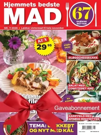 Hjemmets bedste mad gaveabonnement