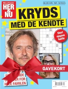 Kryds med de kendte HER&NU gavekort gaveabonnement