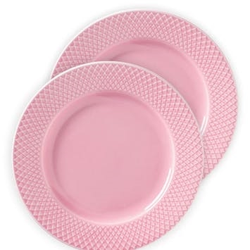 Boligliv abonnement + Lyngby tallerkener rosa frokosttallerken