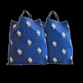 Anders And Classic + 2 blå muleposer