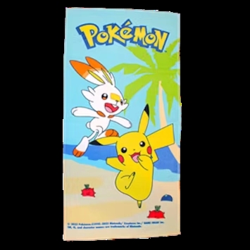 Pokemon blad + badehåndklæde