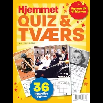 Hjemmet QUIZ&TVÆRS abonnement
