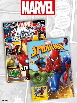 Marvel Spiderman og Avengers blade